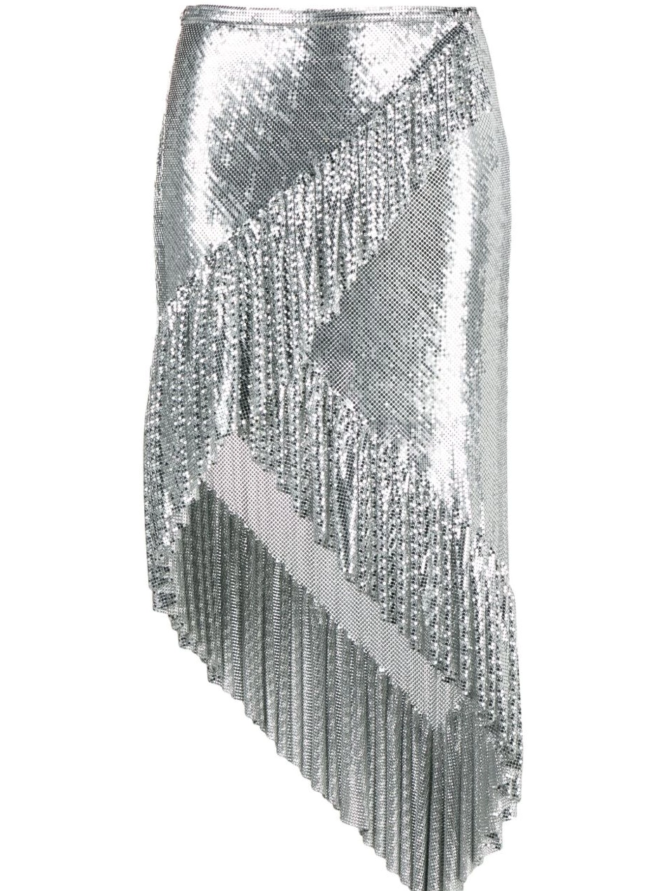 skirt chainmail asymmetric Women Rabanne 0502